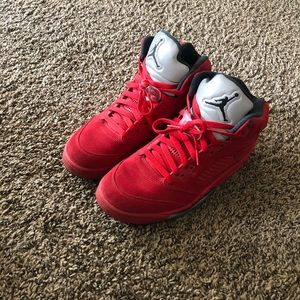 Air Jordan Retro 5 ‘Red Suede’